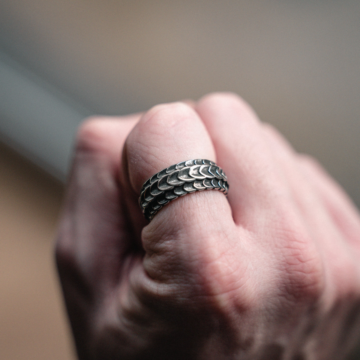 Heritage - Winged Ring Stål