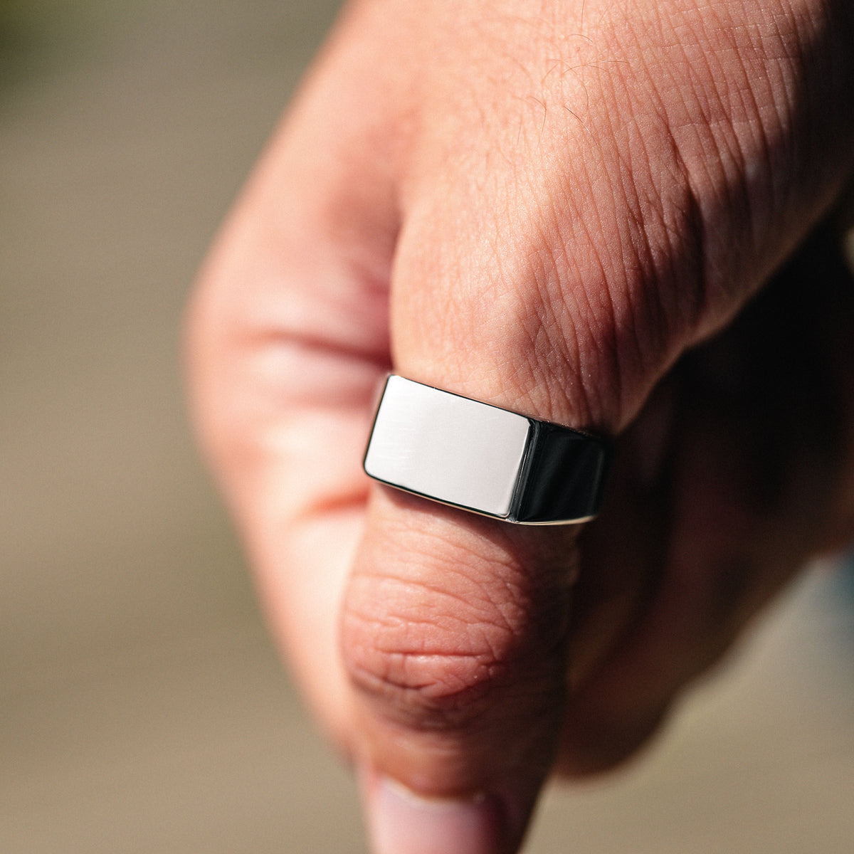 Heritage - Firkantet Ring Stål