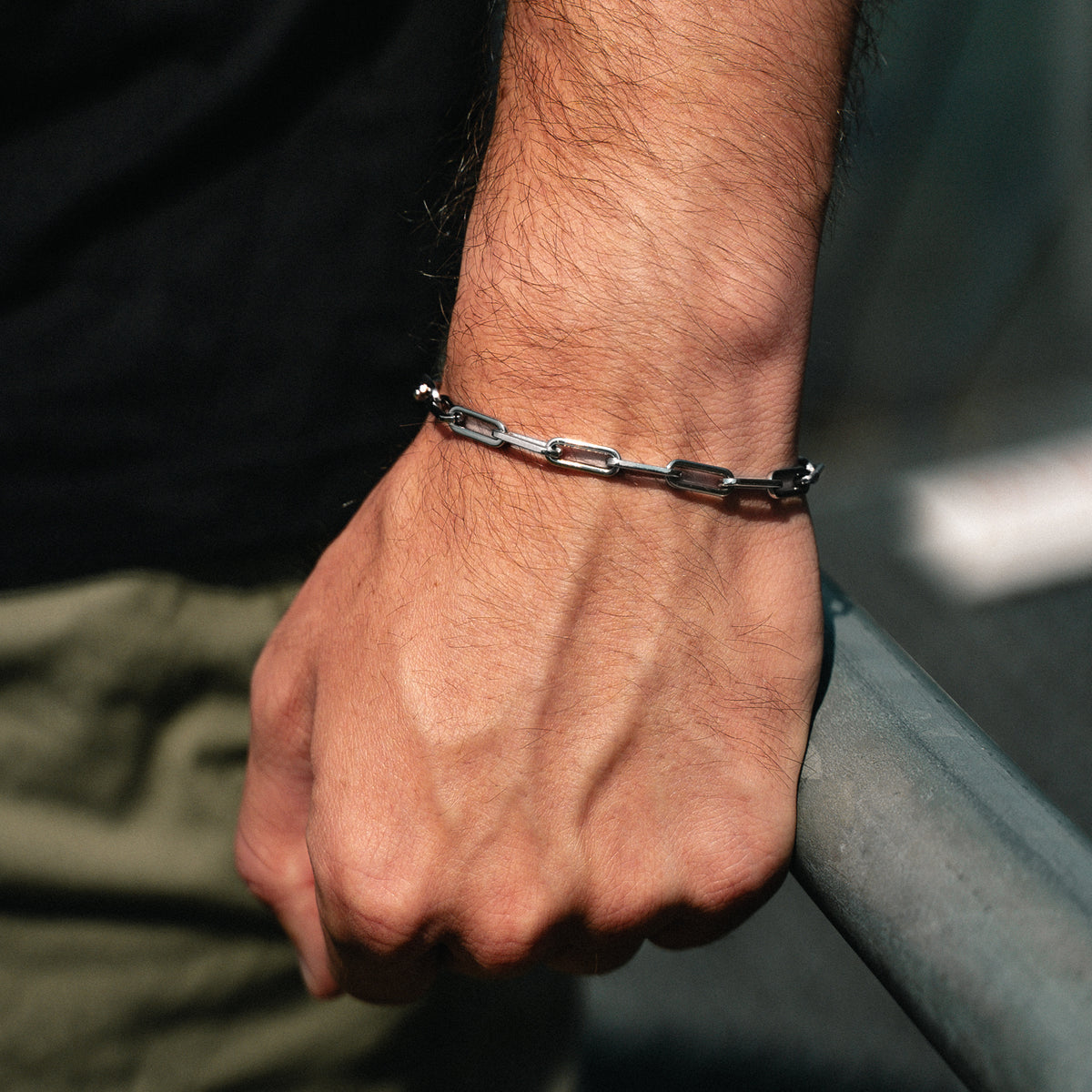 Heritage - Paper Clip Armbånd Stål