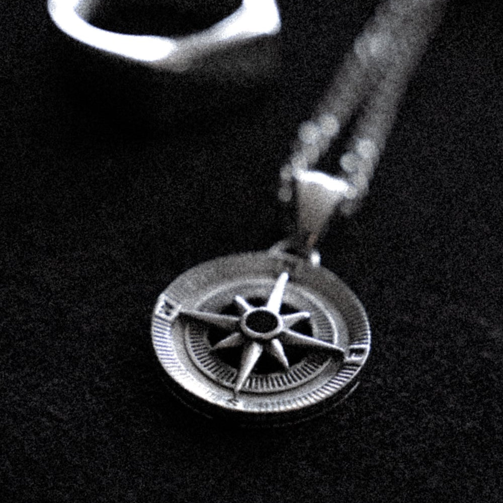 Heritage - Kompas Halskæde Stål